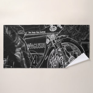 Motorfiets 1 btcna bad handdoek
