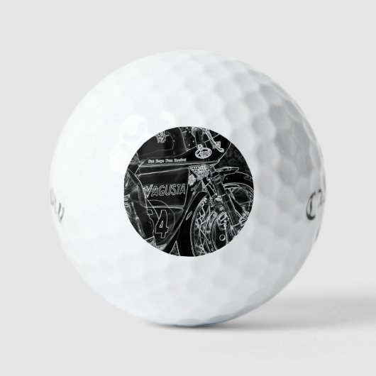 Motorfiets 1 css gbcnm golfballen (Voorkant)