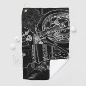 Motorfiets 1 GTA Golfhanddoek (Insitu)