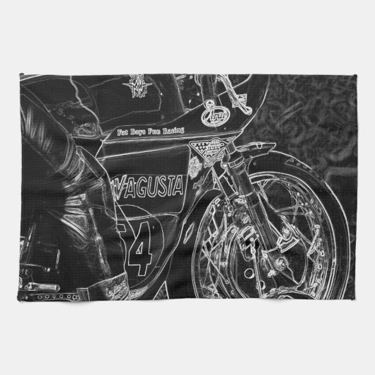Motorfiets 1 ktcnm theedoek (Horizontaal)