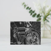Motorfiets 1 pccna briefkaart (Staand voorkant)