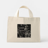 Motorfiets 1 ttcna mini tote bag (Achterkant)