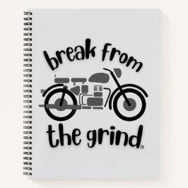 Motorfiets 2 BFTG (grijs) Notitieboek