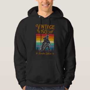 Motorfiets 87th Birthday Mannen 1935 Biker Mo Hoodie