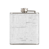  motorfiets - Aangepaste NAAM - Biker Garage Heupfles (Achterkant)