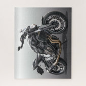 Motorfiets - Bald Bike Legpuzzel (Verticaal)
