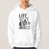 Motorfiets, basissuikergoed hoodie (Voorkant)