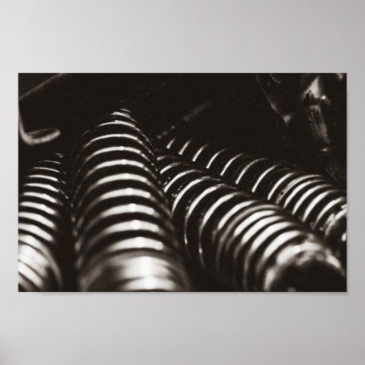  motorfiets Bike Shocks Poster (Voorkant)