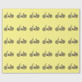 Motorfiets Biker Cadeaupapier (Vlak)