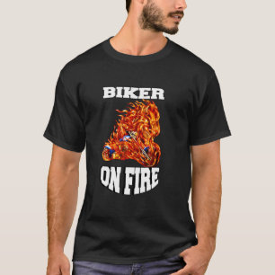 Motorfiets Biker Design Biker Op Fiets Motorfiets T-shirt