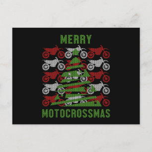 Motorfiets Biker Merry Motocross smas Xmas Bike Gi Briefkaart