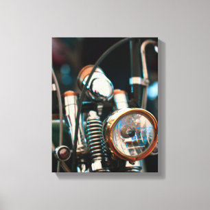 Motorfiets Biker Ride Rider Canvas Afdruk