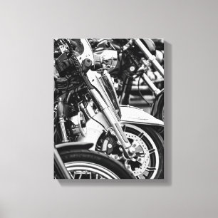 Motorfiets Biker Ride Rider Canvas Afdruk