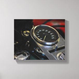 Motorfiets Biker Ride Rider Canvas Afdruk