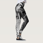 Motorfiets Biker Ride Rider Leggings (Rechts)