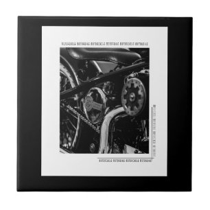 Motorfiets Biker Ride Rider Tegeltje