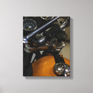 Motorfiets Biker Rider Bike Canvas Afdruk