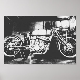 Motorfiets Biker Rider Bike Poster