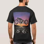 Motorfiets - Biker - SRF T-shirt (Achterkant)