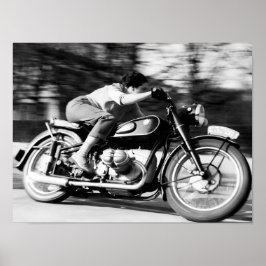  Motorfiets BMW R68 - 1954 Print