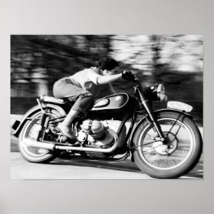 Motorfiets BMW R68 - 1954 Print
