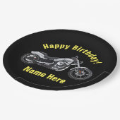 Motorfiets Borden Papieren Bordje (Gekanteld)