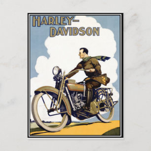 motorfiets briefkaart