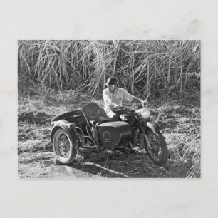 Motorfiets Briefkaart