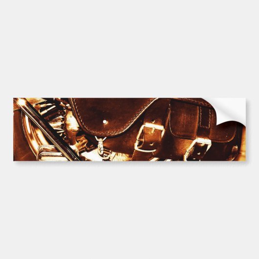 Motorfiets Bumpersticker (Voorkant)