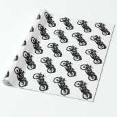 Motorfiets Cadeaupapier (Uitgerold)