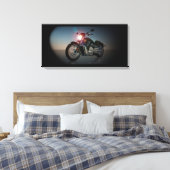 Motorfiets Canvas Afdruk (Insitu (Slaapkamer))