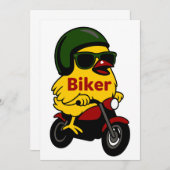Motorfiets Chick Biker Kaart (Voorkant / Achterkant)