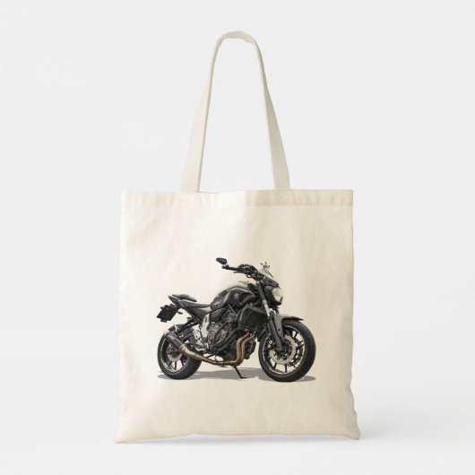 Motorfiets - de Dream Bike Tote Bag (Achterkant)