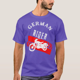  motorfiets Duitse ringbandmachine T-shirt