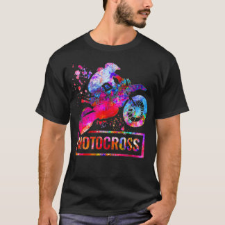 Motorfiets en Motocross T-shirt