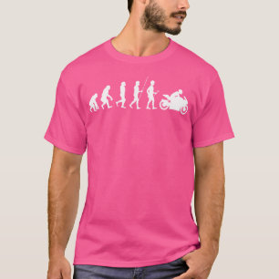 Motorfiets Evolution Biker Motorfiets Rider Motors T-shirt