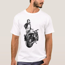 Motorfiets geweldig design voor elke dag t-shirt