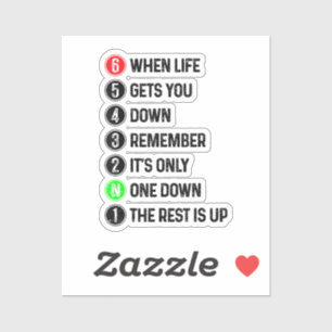 Motorfiets Gezegde Motocross Sticker