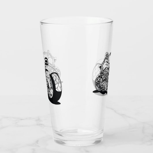 Motorfiets Glas (Links)