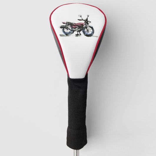 Motorfiets Golfheadcover (Voorkant)