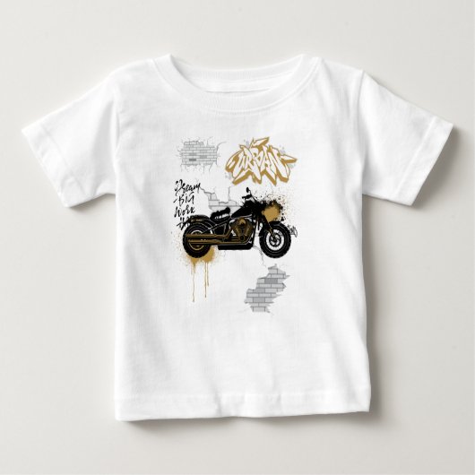 Motorfiets goud (Voorkant)