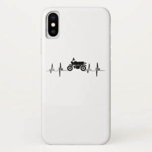 Motorfiets hartslag Biker Gif iPhone X Hoesje