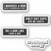 Motorfiets Helmet I Sticker (Voorkant)