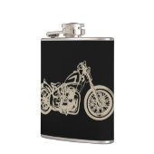 Motorfiets Illustratie Heupfles (Links)