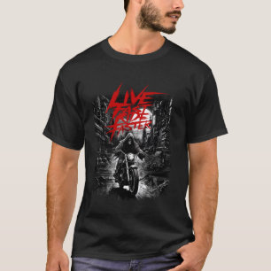 Motorfiets Kleding Ride Gratis Anarch Biker T-shirt