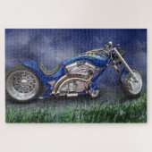 Motorfiets Legpuzzel (Horizontaal)