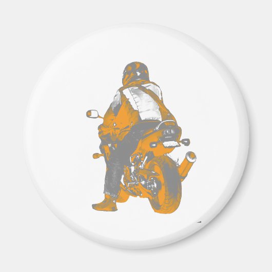 Motorfiets Magneet (Voorkant)