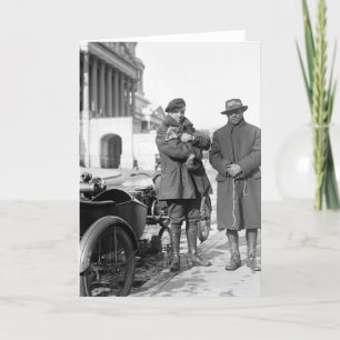 Motorfiets met Sidecar, 1918 Kaart