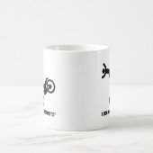 Motorfiets Mijn eigen stunts Koffiemok (Center)