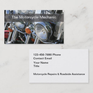 Motorfiets monteur reparateur visitekaartjes